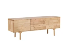 Kommode Feri - 180 cm Sideboard aus Gummibaumholz