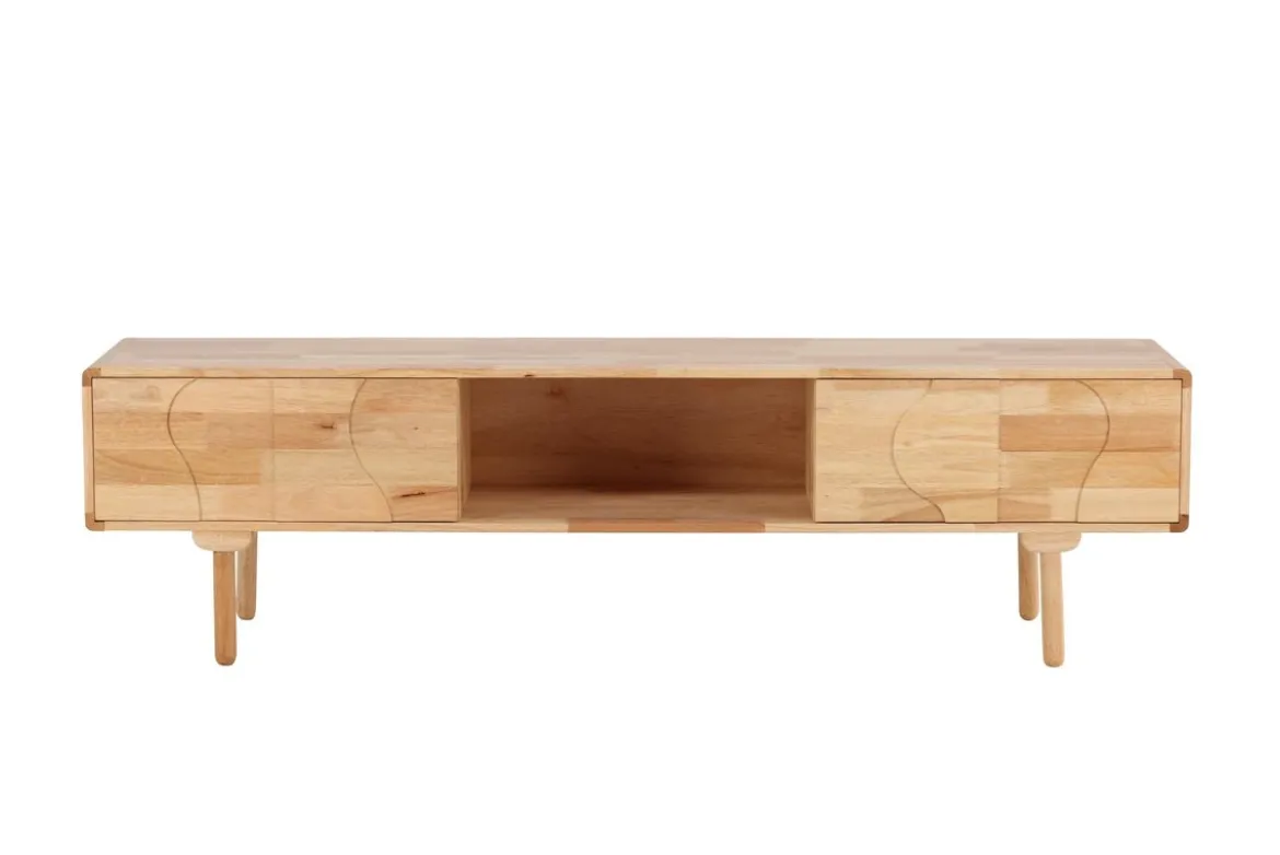 Kommode Janice - 200 cm Sideboard aus Gummibaumholz
