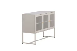 Kommode Marilo – Beige, Industrial-Modern mit Loft-Charme