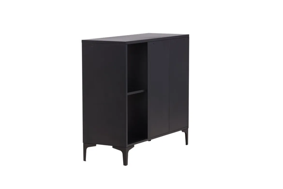 Kommode Nerano – Schwarz, Industrial mit modernem Loft-Charme