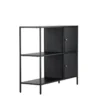 Kommode Varino – Schwarz, Minimal Industrial mit funktionaler Eleganz