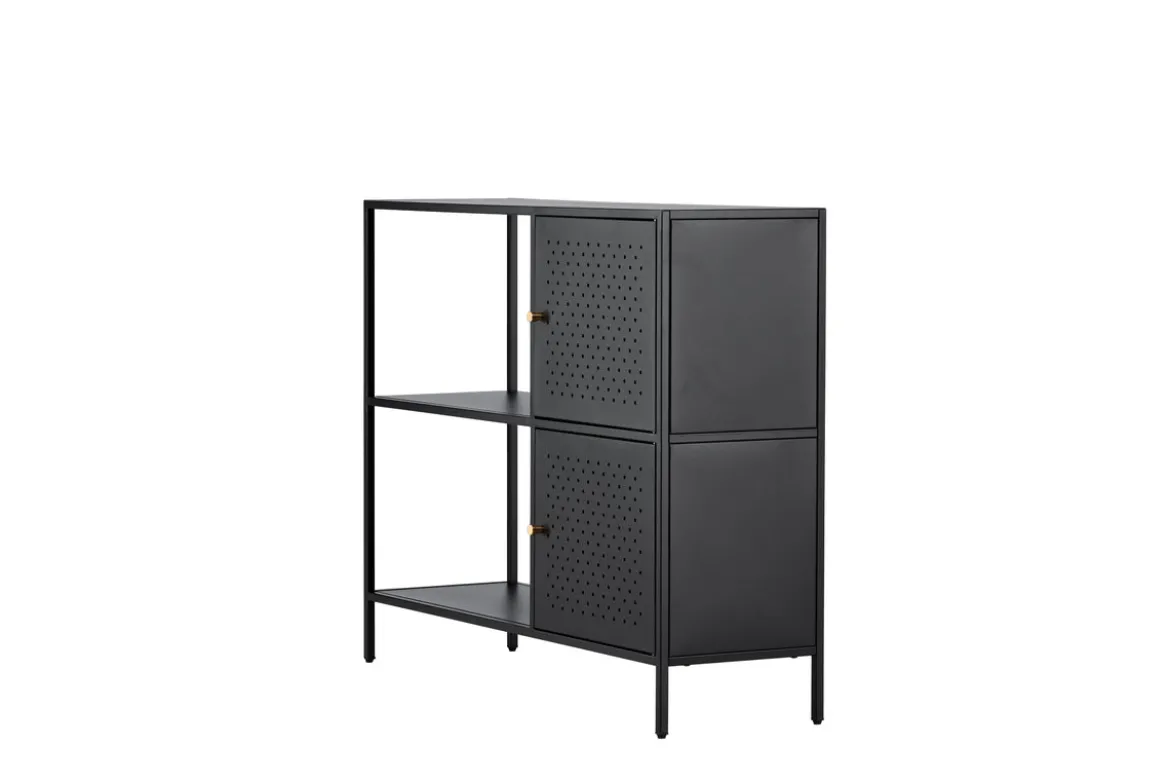 Kommode Varino – Schwarz, Minimal Industrial mit funktionaler Eleganz