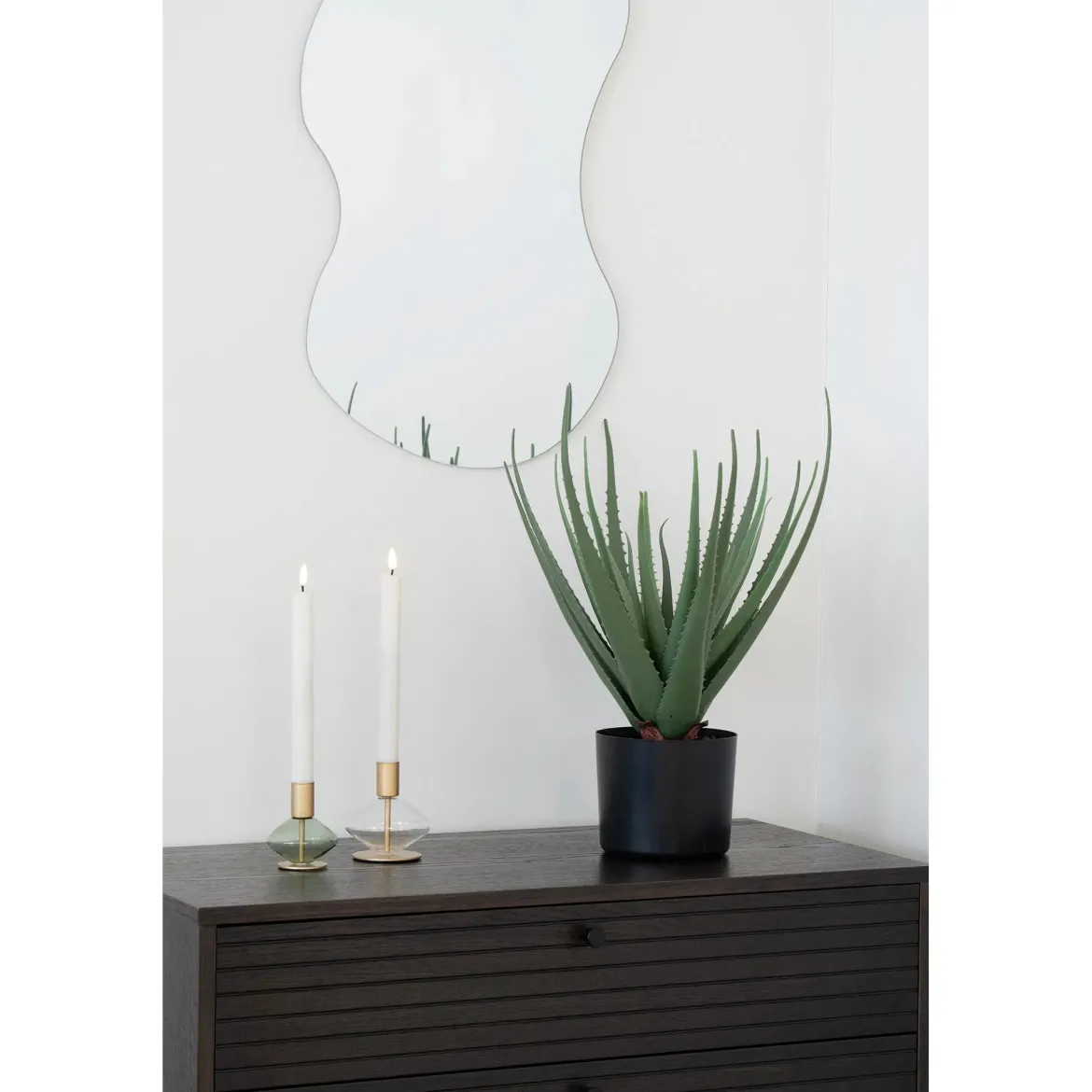 Kunstpflanze Aloe Vera – 51 cm pflegeleichter Klassiker im modernen Look
