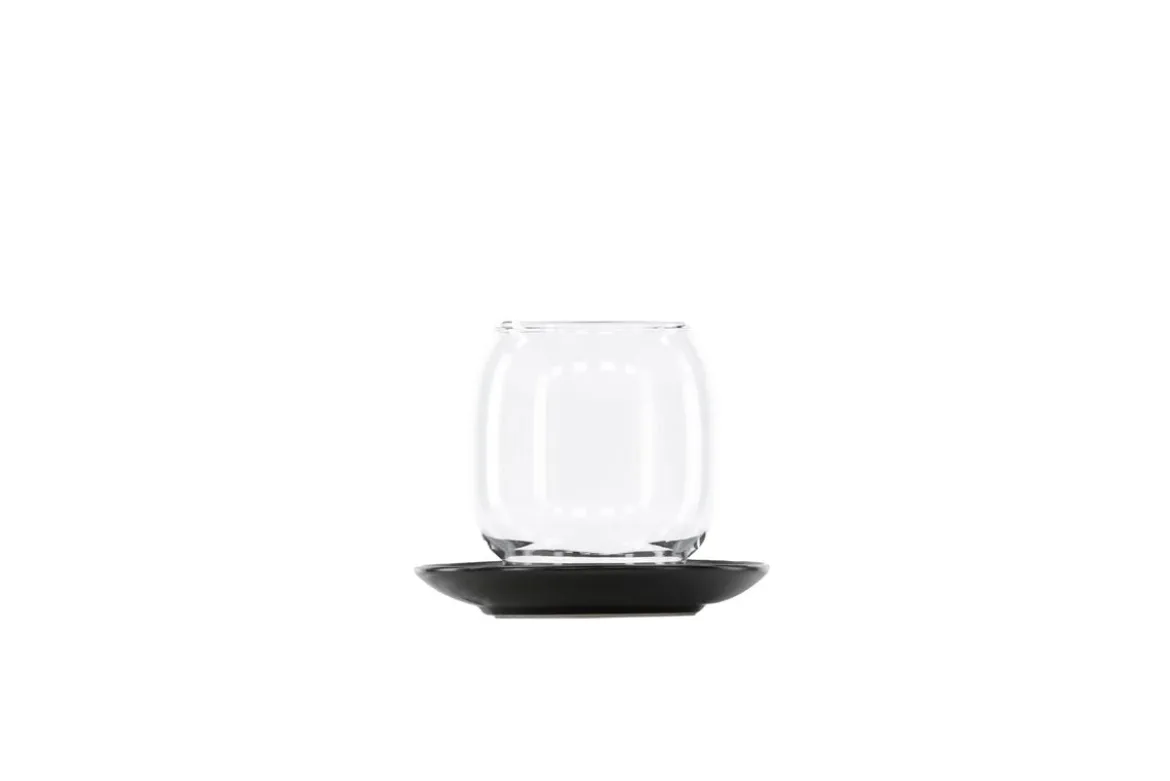 Laterne Nordlicht - Laterne aus Glas und Steinzeug