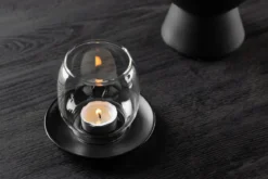 Laterne Nordlicht - Laterne aus Glas und Steinzeug