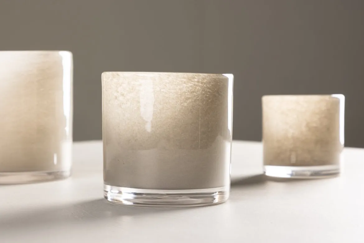 Laterne Polar - Laterne aus Glas in verschiedenen Farben