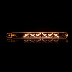 LED-Glühlampe Nirox – T32-E27 (30 cm) mit amberfarbenem Glas
