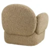 Lounge Sessel Alvenia - kuscheligen Bouclé-Look