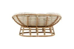 Loungesessel Caroline – aus Rattan inklusive weißem Kissen