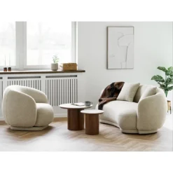 Lounge Sessel Lunavik - niedrige Rückenlehne