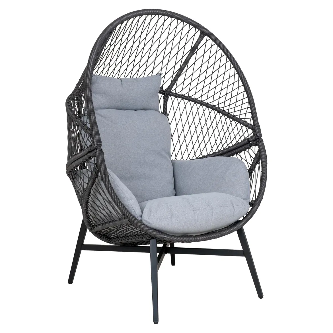 Loungesessel Marano aus Polyrattan inkl. Kissen