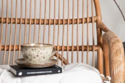 Loungesessel Sevilla – aus Rattan inklusive creme-weißem Kissen