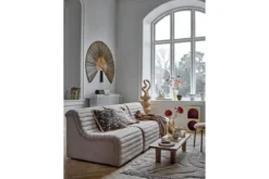Lounge Sessel Taupe - im modernen Retro Look