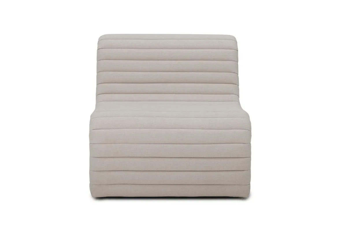 Lounge Sessel Taupe - im modernen Retro Look
