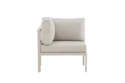 Loungesessel Tim – wetterfest aus Aluminium & Olefin in Beige