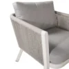 Loungeset Dreamy - aus weißem Aluminium inkl Kissen