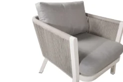 Loungeset Dreamy - aus weißem Aluminium inkl Kissen