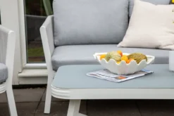 Loungeset Dreamy - aus weißem Aluminium inkl Kissen