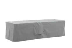 Möbelabdeckung Fortea - 180x60x50 aus grauem Polyester