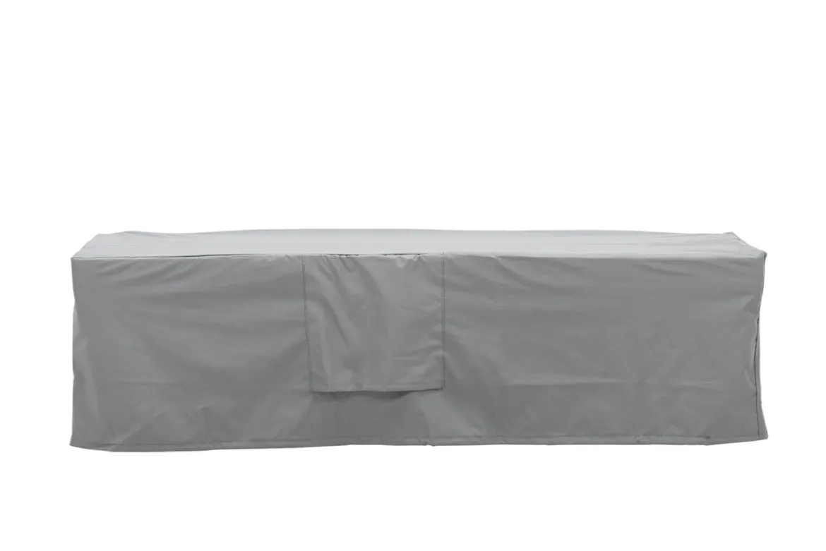 Möbelabdeckung Fortea - 180x60x50 aus grauem Polyester