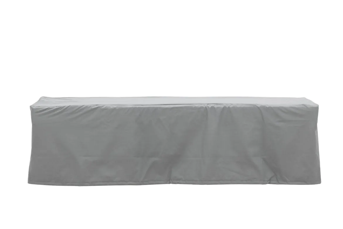 Möbelabdeckung Fortea - 180x60x50 aus grauem Polyester