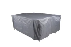Möbelabdeckung Mistral - 265x90x120 cm aus grauem Polyester