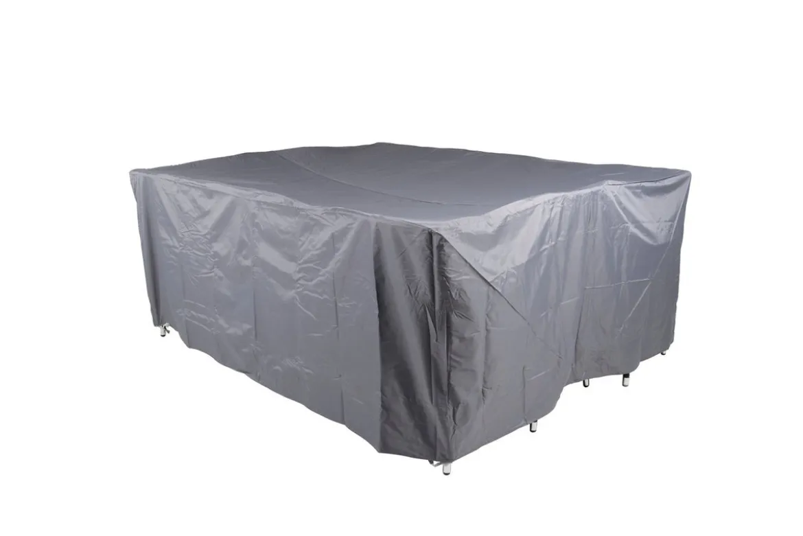 Möbelabdeckung Mistral - 265x90x120 cm aus grauem Polyester