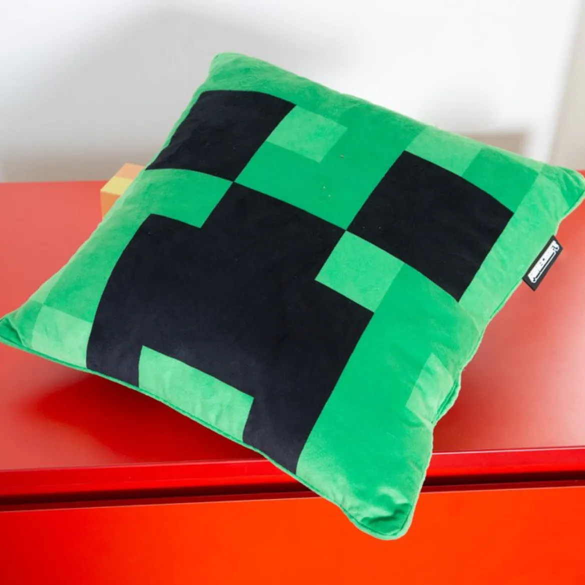 Minecraft Dekokissen „Creeper Plush“ – mit Füllung & Samtoptik