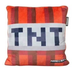 Minecraft Dekokissen „TNT Plush“ – mit Füllung & Samtoptik
