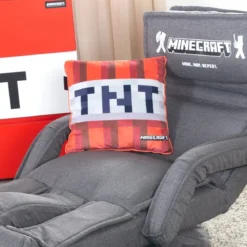 Minecraft Dekokissen „TNT Plush“ – mit Füllung & Samtoptik