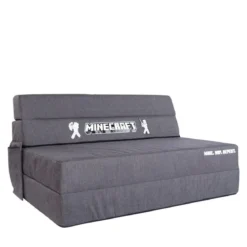 Minecraft Klappsofa „SleepCube“ – ausklappbar & passend zum Kinderbett