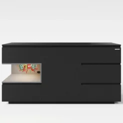 Minecraft Kommode „PixelVault“ – mit LED, 5 Schubladen & Konsole-Fach