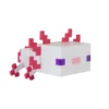 Minecraft LED-Tischlampe „Axolotl“ – mit Akku & USB-C