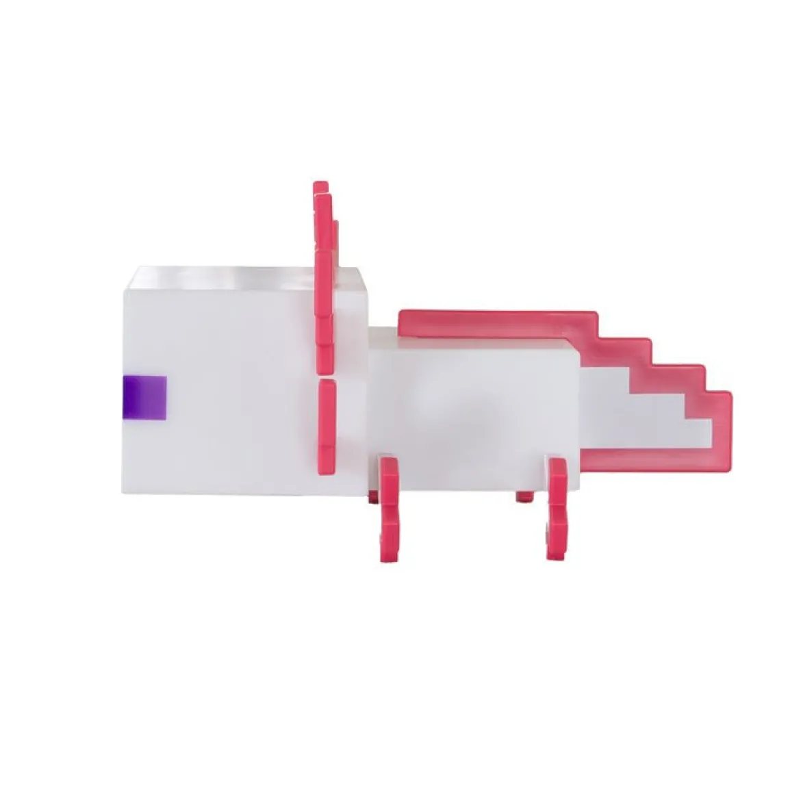 Minecraft LED-Tischlampe „Axolotl“ – mit Akku & USB-C