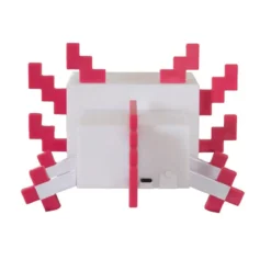 Minecraft LED-Tischlampe „Axolotl“ – mit Akku & USB-C