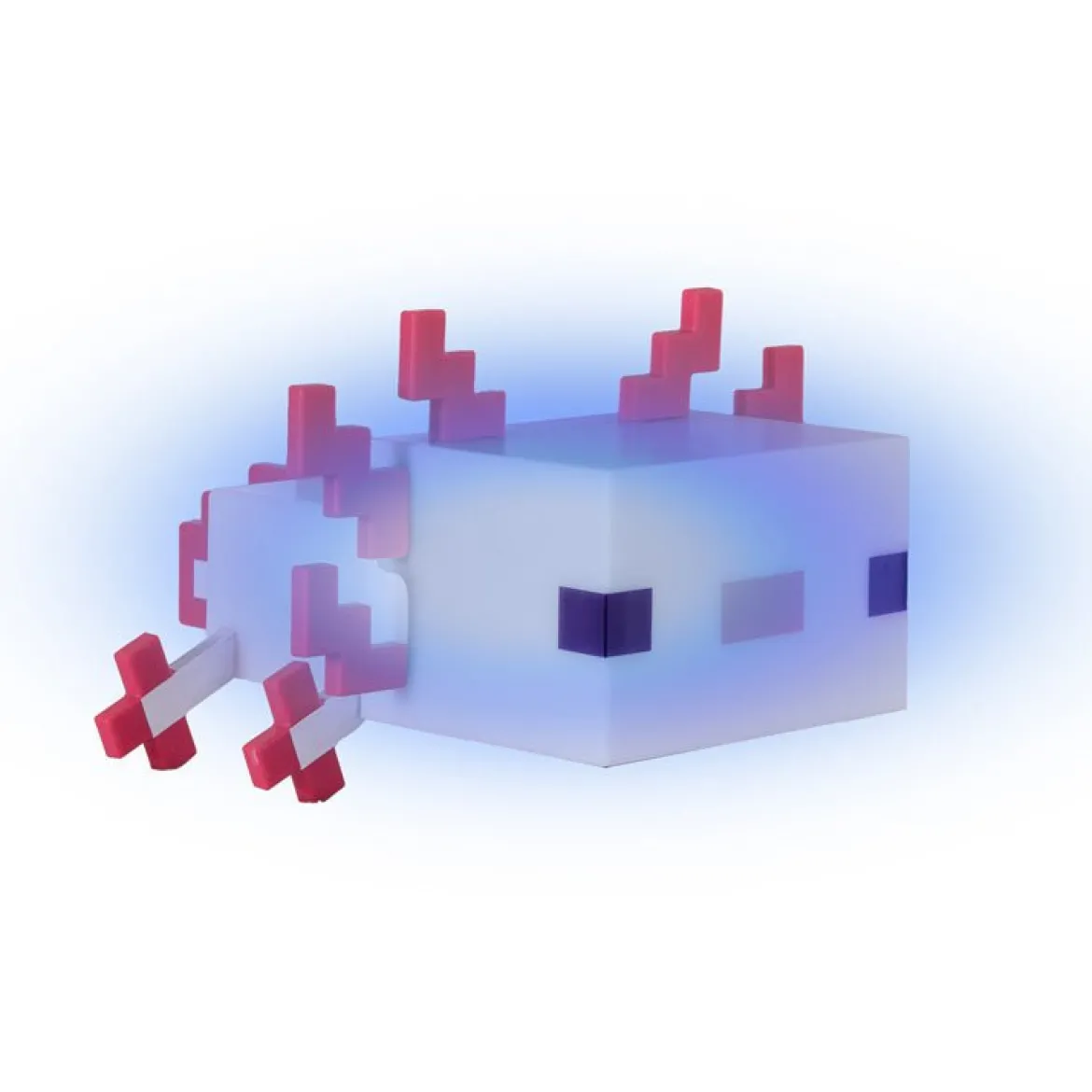 Minecraft LED-Tischlampe „Axolotl“ – mit Akku & USB-C
