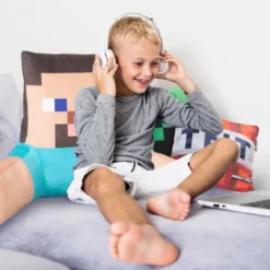 Minecraft Lesekissen „Steve“ – Relaxkissen mit Rücken- & Armstütze