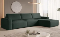 Modulares Ecksofa Yuma aus Bouclé