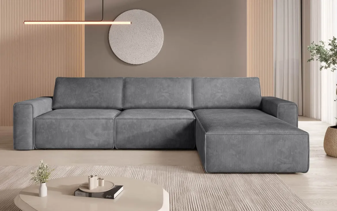 Modulares Ecksofa Yuma aus Cord