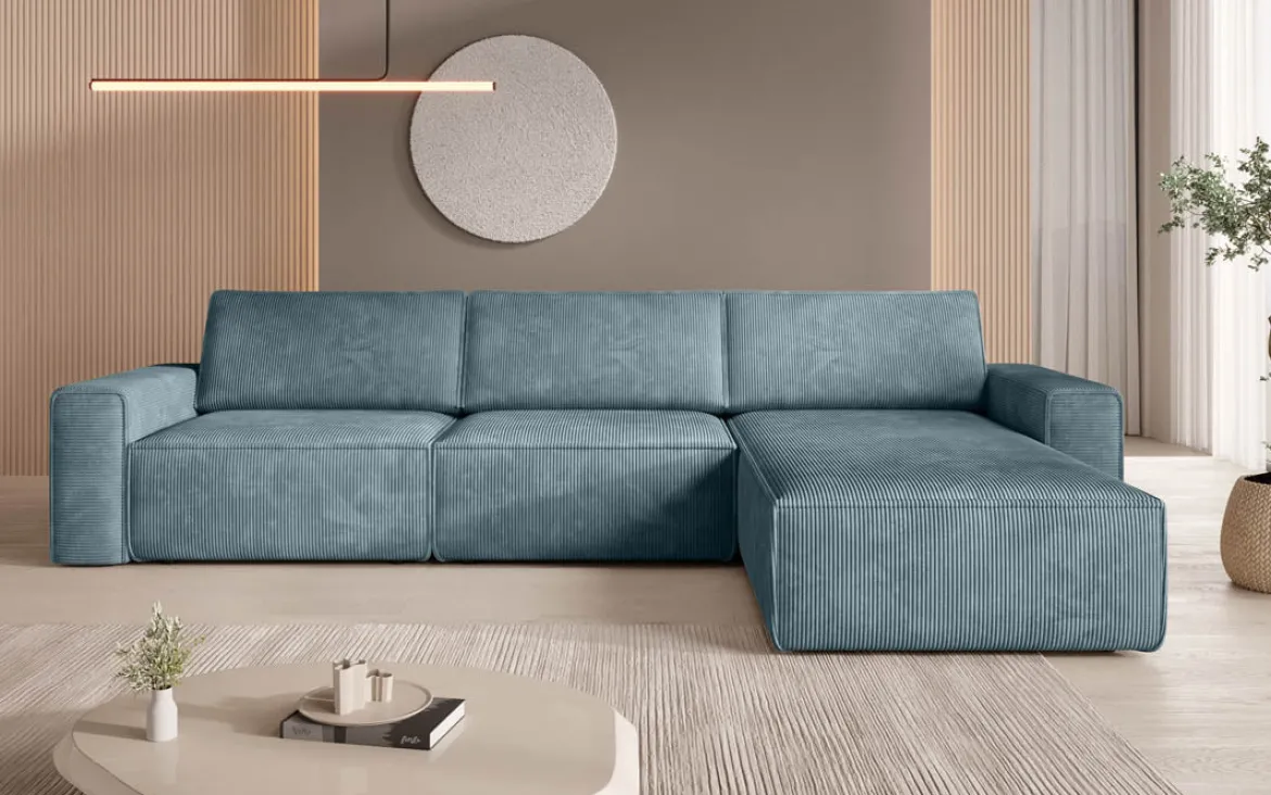 Modulares Ecksofa Yuma aus Cord
