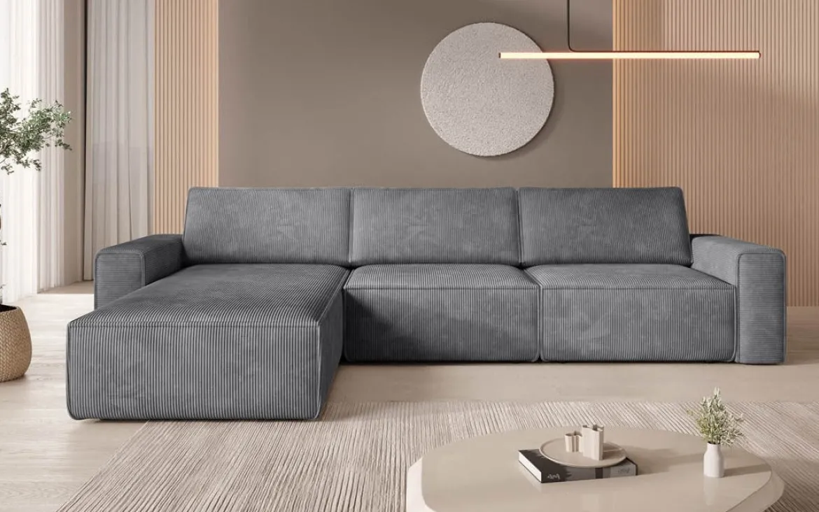 Modulares Ecksofa Yuma aus Cord