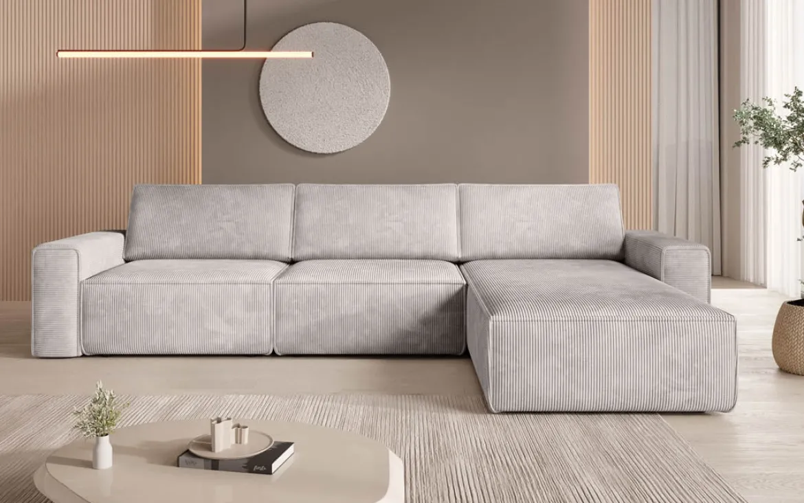 Modulares Ecksofa Yuma aus Cord
