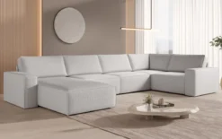Modulare Sofalandschaft U Yuma aus Bouclé