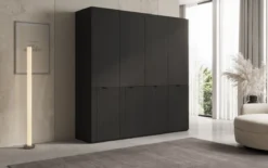 Moduro Elen – Zweimoduliger Kleiderschrank mit strukturierter Front