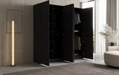 Moduro Elen – Zweimoduliger Kleiderschrank mit strukturierter Front