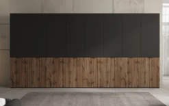 Moduro Naro XL – Viermoduliger Design-Kleiderschrank in Eiche Wotan