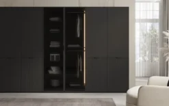 Moduro Sano – Modularer Kleiderschrank mit Glas- und Strukturfront