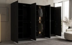Moduro Sano – Modularer Kleiderschrank mit Glas- und Strukturfront