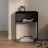 Nachttisch Damio – Minimalistisches Design aus pulverbeschichtetem Metall