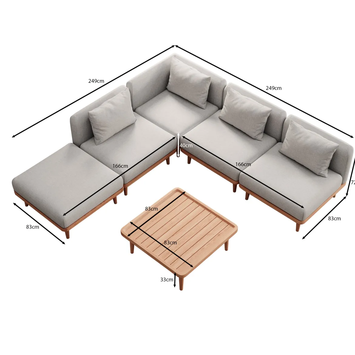 Nouri Eckmodulgruppe IV – Aevora™ Kollektion